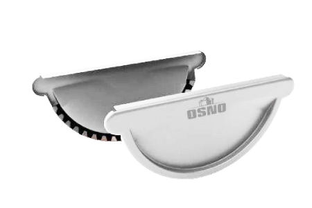 Заглушка желоба водостока OSNO 125х90мм