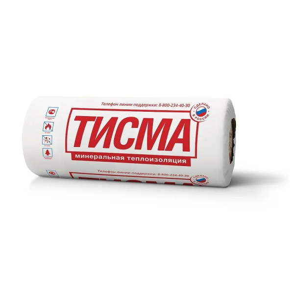 Минеральная вата Knauf Insulation ТИСМА TR043 перекрытие (8300х1200х50х2) 0,996м3/уп 40 шт Кнауф