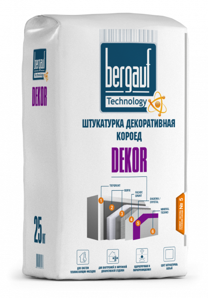 Штукатурка Bergauf DEKOR декоративная 